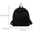 thumbnail image 2 of Womens Solid Color Lightweight Backpack Large Capacity Commuter School Bookbag Back to School Backpack for Women, 2 of 4