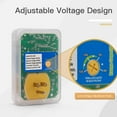 thumbnail image 7 of [ETL Listed] Electronic Surge Protector for Home Appliance,Voltage Protector Suit for Refrigerators and Freezers, Voltage Brownout Outlet 120V 15A,1800Watts(4 Pack),120V-1-yellow,Surge Protection,1, 7 of 7