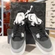 thumbnail image 5 of Jo r-dan 4 Retro Fear (2024) (GS) FQ8213-002 Youth|Women's, 5 of 6