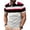 D174/Red, variant on Afdoent Polo Shirts For Men Summer Color Block Short Sleeved Shirts Fashion Casual Business Large Sized Breathable Buttoned Collar Shirt Beach Vacation