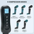 thumbnail image 5 of MYNT Leg Massager with Heat and Compression for Foot, Calf, and Thigh Circulation, 5 Modes, Plus Size, Black, 5 of 9