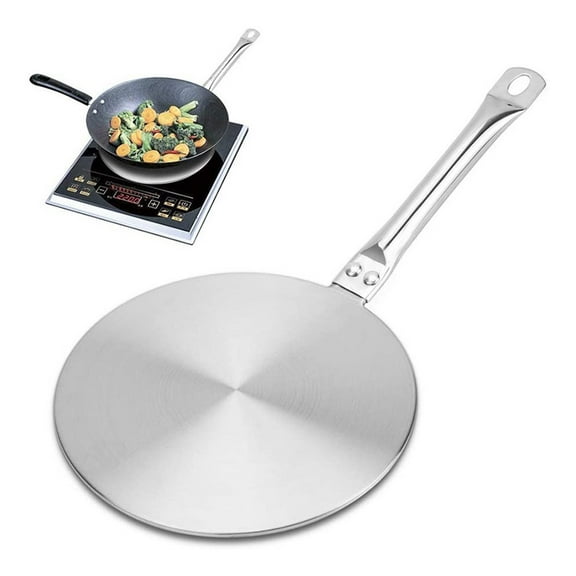 Stainless Steel Heat Diffuser Plate for Induction Cooktop, 13/20/24/28cm.