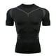 thumbnail image 5 of Camiseta deportiva de manga corta transpirable para hombre, absorbente del sudor, de secado rápido, paquete de fitness, camiseta ajustada con músculos, 5 of 6