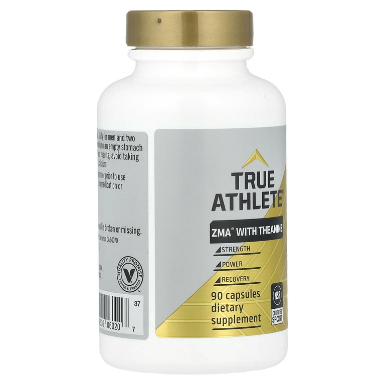 True Athlete ZMA with Theanine - NSF Certified, Strength