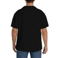 thumbnail image 3 of Kdxio Men'S Hawaiian Shirt For Men Short Sleeve Shirt Black Summer Casual Holiday Beach Button Down T-Shirts, 3 of 5