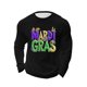 thumbnail image 5 of Mens Casual Camisetas, Carnaval Impreso Manga Larga Cuello Redondo Suelto Ajuste Superior, 5 of 5