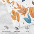thumbnail image 5 of Yayeee 100% Cotton Hand Towels for Bathroom 16" x 28" Soft Absorbent Kitchen Towel, Pumpkins Pattern, 5 of 7