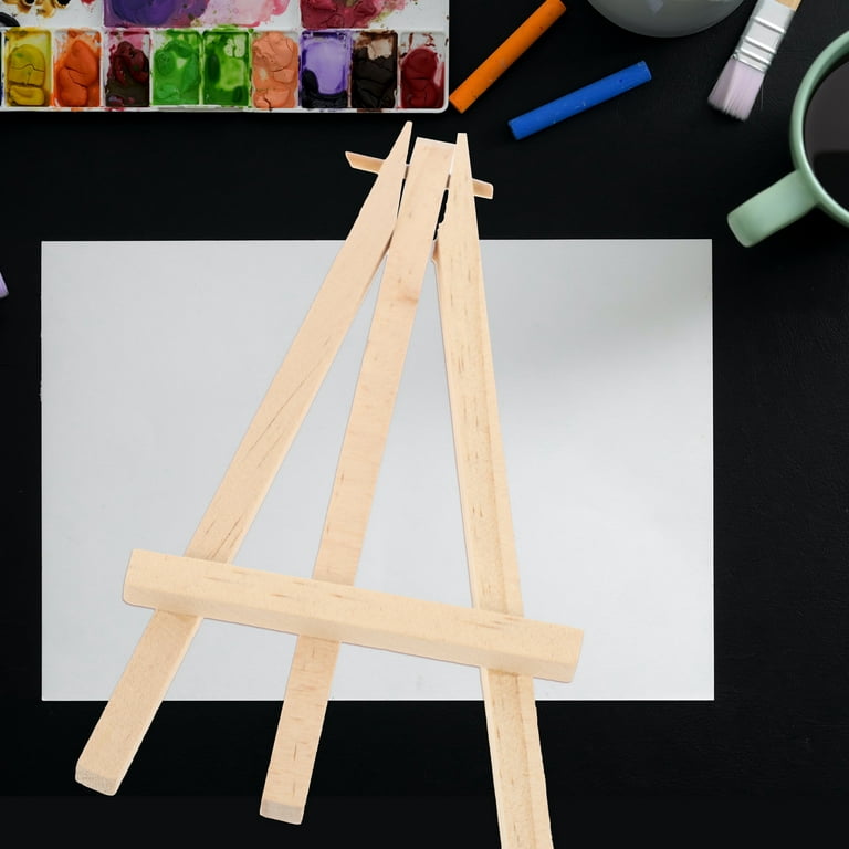  2PCS Wooden Easel,16 Foldable Tabletop Display Easels for  Painting Canvas Adjustable Art Canvas Easel Stand for Kids Students Adults  Artist Painting Class Picture Display.