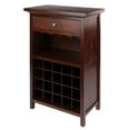 thumbnail image 1 of Winsome Chablis wine cabinet in Walnut Finish, 1 of 9