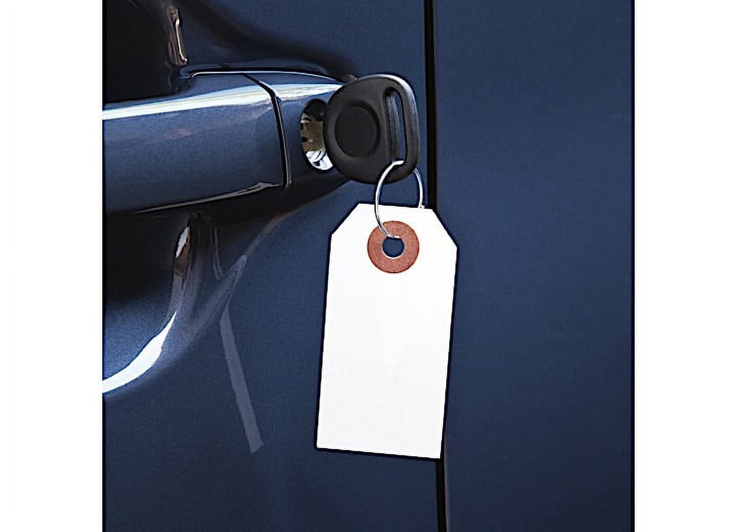 Petoskey Plastics Paper Key Tag w/ Metal Ring 1000/Box