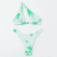 thumbnail image 4 of Efsteb Bathing Suit for Women 2 Piece Bikini Two Piece Swim Suit Bathing Suits Comfortable Bikini Sets Print Fashion Swimwear (Green,M), 4 of 6