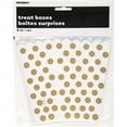 thumbnail image 2 of Gold Polka Dot Treat Favor Boxes, 8ct, 2 of 2
