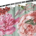thumbnail image 4 of Romantic Botanical Shower Curtain - Dreamy Flowers and Foliage Arrangement, 36x72 Inches, 4 of 5