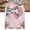 Pink, variant on Pink Elephant Cotton Linen Table Runner for Dining Kitchen, Cute Wildlife Animals Watercolor Flowers Wedding Outdoor Party Tablerunners, Dresser Scarf Coffee Tablecloth Runners 13x60 Inches