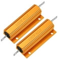 thumbnail image 5 of Quick 4 Ohm 4 100W Watt Aluminum Housed Metal Case Wirewound Resistors 2/4Pcs, 5 of 11