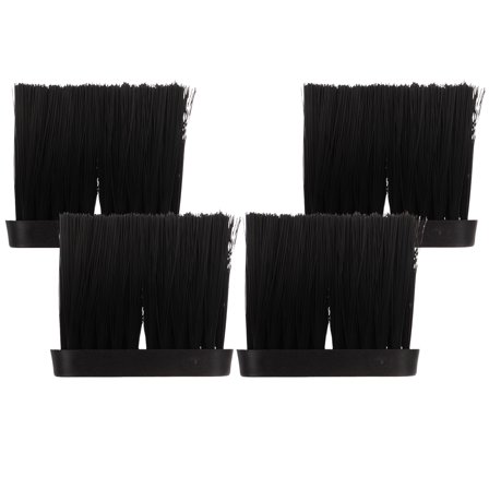 Phenofice Replacement Brush Heads Fireplace Cleaning Brush Heads Plastic 4pcs