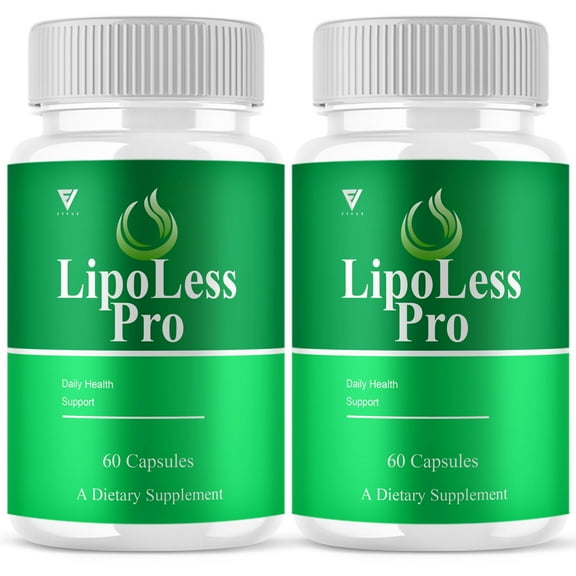 (2 Pack) Lipoless Pro Capsules, Lipoless Advanced Health Formula All Natural Health Support Supplement (120 Capsules)