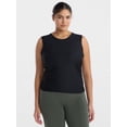 thumbnail image 2 of Avia Women's Ruched Mesh Tank Top, Sizes XS-XXXL, 2 of 6