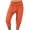 Orange, variant on Women's Capri Pants Cropped Joggers with Pockets Workout Pants Athletic Boho Palazzo Trousers Bermuda Shorts,Orange,XXL