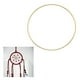 thumbnail image 2 of Aros dorados tipo atrapasueños Strade Fareast Limited 3 piezas de metal, 2 of 8