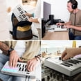 thumbnail image 4 of M-VAVE SMK-25 - Controlador de teclado MIDI USB de 25 teclas con 8 almohadillas retroiluminadas, Blu, 4 of 6