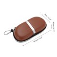 thumbnail image 4 of Unique Bargains 1 Pc Hook EyeGlasses Case Durable Eyeglasses Storage Brown, 4 of 5