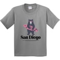 thumbnail image 3 of Inktastic San Diego Surfing Bear Youth T-Shirt, 3 of 5