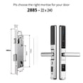 thumbnail image 1 of Waterproof Smart Door Lock Fingerprint APP Password RFID Card Keyless Digital Electronic Lock Aluminum/s Sliding ,Easy Installation, 1 of 6