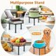 thumbnail image 5 of Soporte para plantas Amaoot, 5 piezas, metal, interior y exterior, negro, 5 of 6