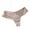 Khaki, variant on Valentines Underwear Thong for Women Solid Color Lace Low Waist Sheer Mesh Panties Lightweight Breathable Briefs Wine L