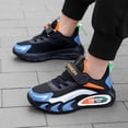 thumbnail image 4 of enyan Sneakers Boys Summer Breathable Lightweight Socks Shoes Soft Casual Sneakers Running Shoes for Kids (Toddler/Little Kid/Big Kid) Blue,2.5, 4 of 7