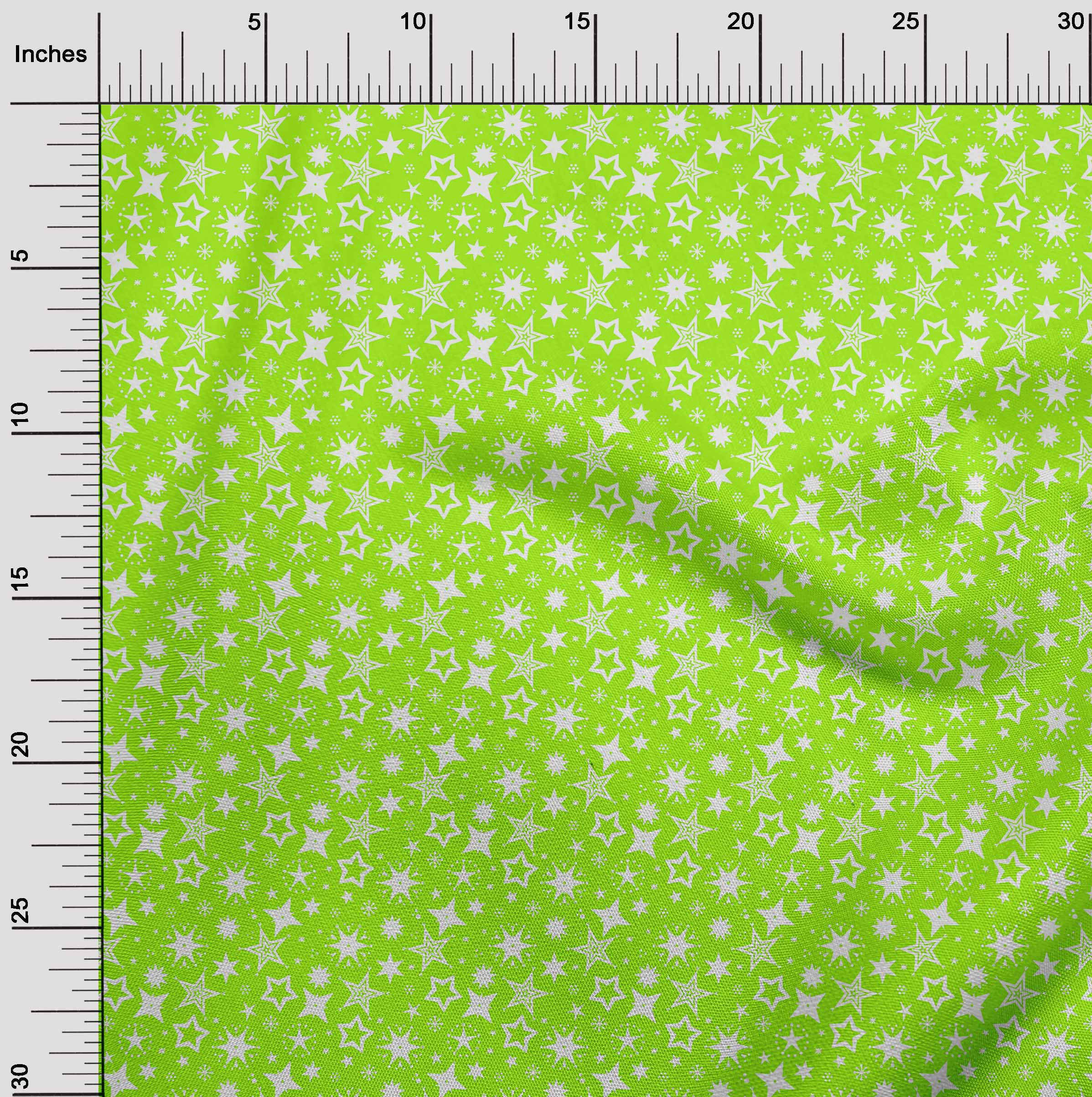 oneOone Silk Tabby Lime Green Fabric Merry Christmas Sewing Fabric By The Yard Printed Diy Clothing Sewing Supplies 42 Inch Wide