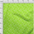 thumbnail image 2 of oneOone Cotton Flex Lime Green Fabric Merry Christmas Sewing Material Print Fabric By The Yard 40 Inch Wide, 2 of 4
