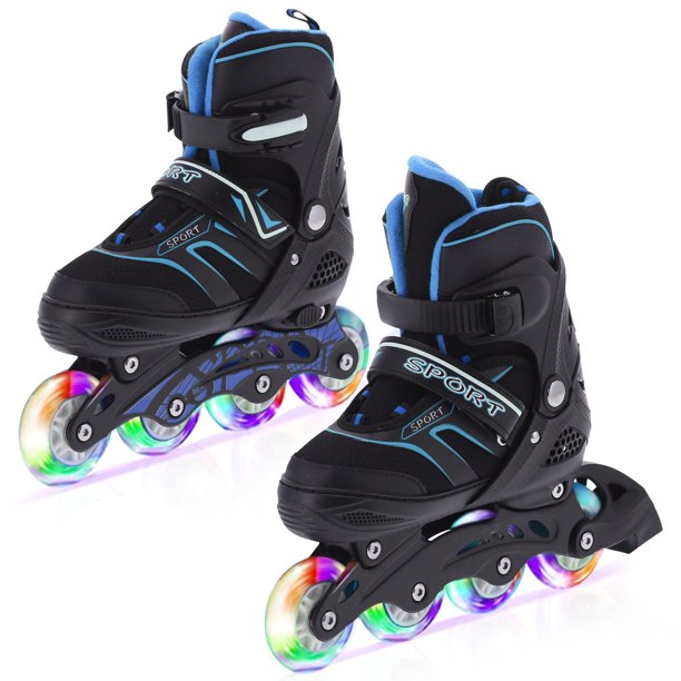 Senjay Adjustable Inline Skates,Children Adjustable Roller Skates