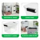 thumbnail image 4 of Caja de Almacenamiento Apilable, Pack de 2, para Organizador Armario, Juguetes, Ropa, con Broche y Tapa Duradera, 29 Litros de Capacidad, Plástico Libre de , Transparente, 4 of 6