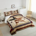 thumbnail image 3 of Erosebridal King Size Bedding Set American Flag Comforter,USA Federations Stars and Stripes Bedding Comforter Sets Retro Wooden Plank Style Quilted Duvet Set Indepedence Day of Freedom Bed Set, 3 of 6
