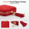 thumbnail image 6 of Travel Jewelry Case with Zipper Closure, 6-Layer Chenille Jewelry Case Bags , Portable Jewelry Organizer Storage Bag for Bracelet Rings Earring, C, 6 of 8