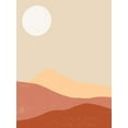 thumbnail image 2 of Urban Road 19x24 White Modern Wood Framed Museum Art Print Titled - Desert Sun Poster, 2 of 4