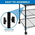thumbnail image 5 of Mount-It! Three-Tier Large Printer Cart with Wheels, 5 of 9