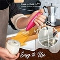 thumbnail image 6 of PowerLix Electric Milk Frother Handheld with Stainless Steel Stand, Battery-Operated Electric Whisk Coffee Frother, Whisk Foam Maker for Latte, Cappuccino, Hot Chocolate, Hearts, 6 of 7