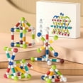 thumbnail image 1 of RKSTN P Lastic Splicing Rod Versatile Magnetic Rod Stretchable Children's Magnetic Attraction Splicing Magnetic Building Blocks Magnet Stretching Toy Gift Toddlers Toys, 1 of 5