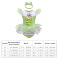thumbnail image 4 of IBTOM CASTLE Baby Girls Princess Outfit Halloween Christmas Carnival Cosplay Fancy Dress up Romper + Headband Birthday Party Bodysuit Ballet Dancewear, 4 of 8