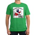 thumbnail image 1 of CafePress - Somebody In Texas Loves Me Ash Grey T Shirt - Men's Fitted T-Shirt, 1 of 1