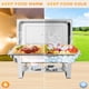 thumbnail image 3 of 2 - pack 8 qt chafing dish set para buffet: chafers y buffet warmers, 3 of 6
