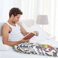 thumbnail image 5 of Hirioo Fun Animal with Unicorn for Men's PJ Pajama Pants Sleep Pants Men's Home Trousers with Pockets,S-3XL-X-Large, 5 of 6