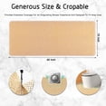 thumbnail image 2 of Bathtub Mat Non Slip Shower Soft PVC Loofah Bath Tub Mats for Bathroom 16''x40'', Beige, 2 of 8