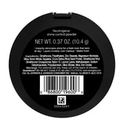 (3 pack) Neutrogena Shine Control Mattifying Face Powder, Invisible 10, 0.37 oz