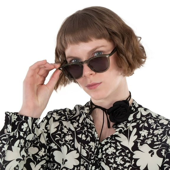 Garrett Leight GLCO X ANDRe SARAIVA SUN G15 Oval Ladies Sunglasses 2082 JUN/G15 46