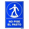 thumbnail image 1 of Letrero No Pise El Pasto Proteccion Civil 1 Pieza Surtek SES23, 1 of 3