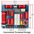 thumbnail image 2 of Altavoz de 3 vías Crossover HiQlTyla WEAH-3509A 350W para coche/hogar, 2 of 7